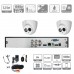 DAHUA Kit 2 caméras dômes Full HD - 2 Mégapixels vidéo surveillance IR 50m